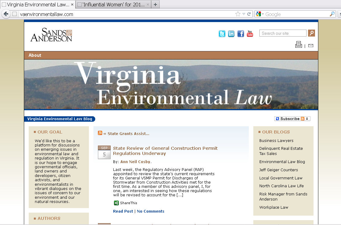 Environmental law blog
