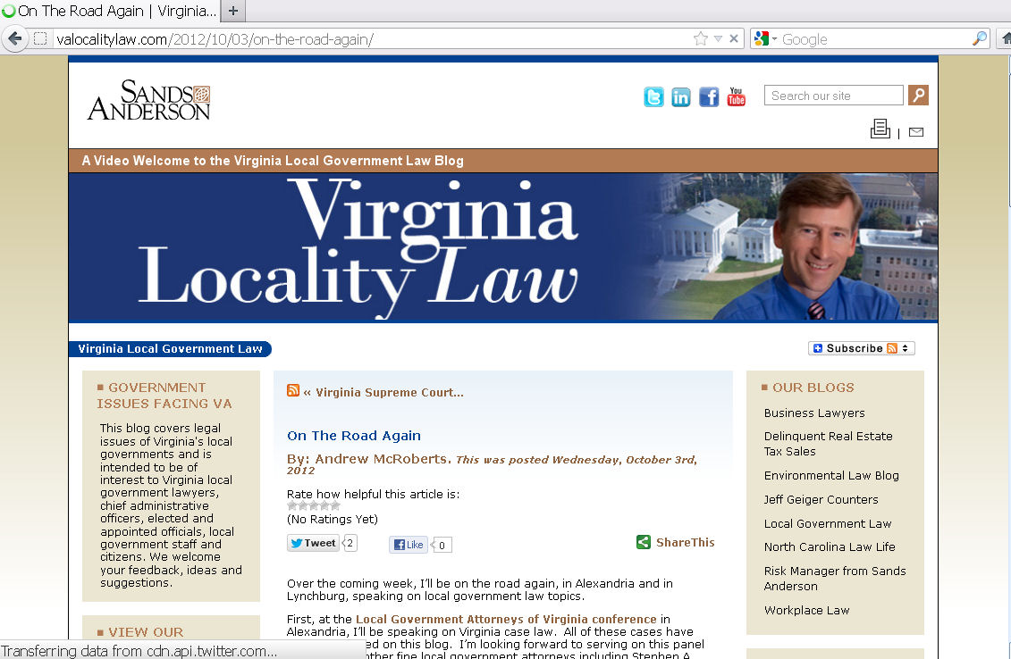 Municipal law blog